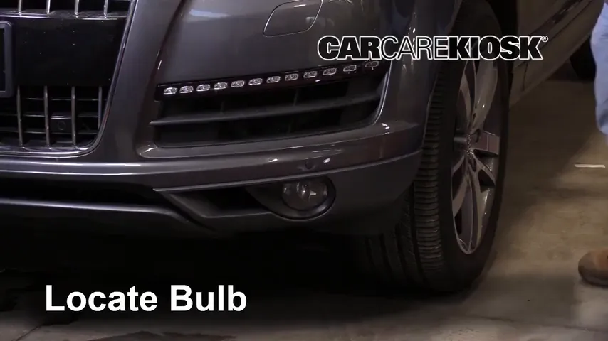 2013 Audi Q7 Premium 3.0L V6 Supercharged Éclairage Feu antibrouillard (remplacer l'ampoule)